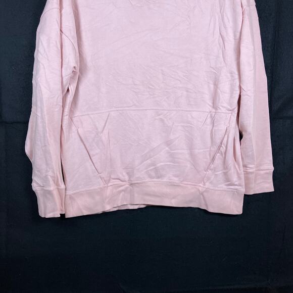 Fabletics Womens Sweater Pink Boat Neck Oversized Cotton Blend Small - Picture 3 of 12